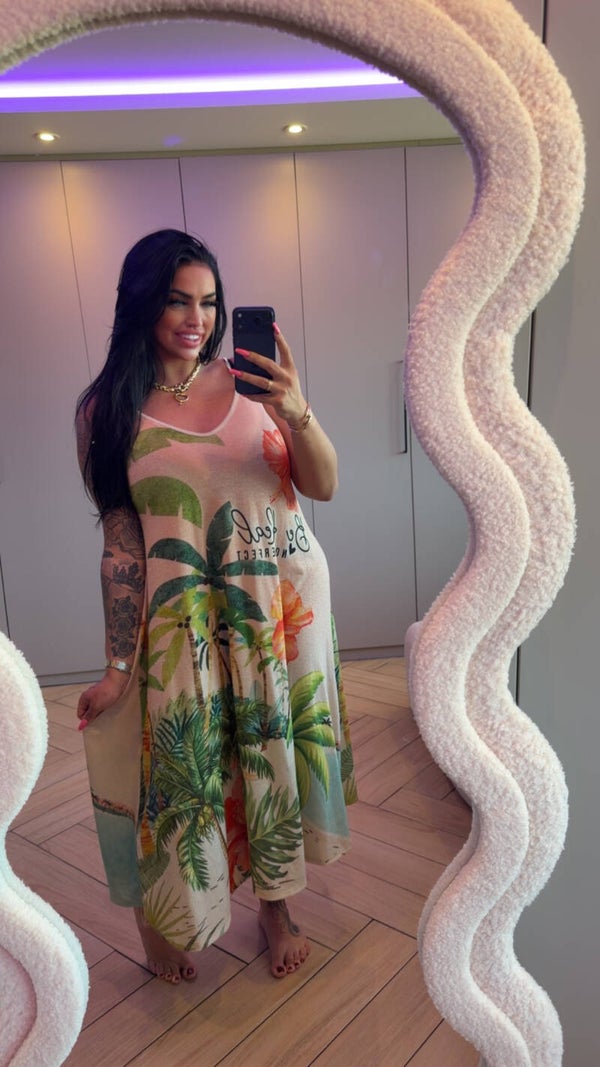 Ibiza lurex jurk stretch