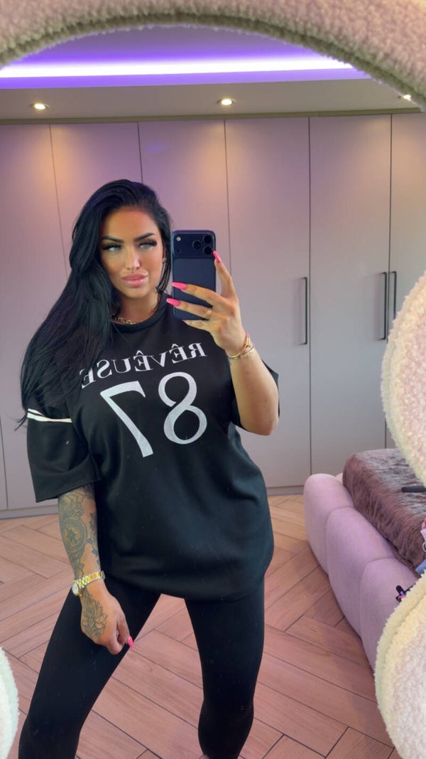 Baseball oversized shirt