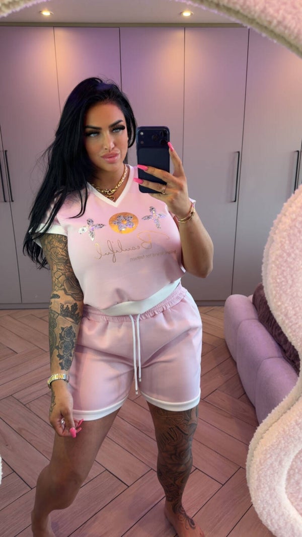 Comfy set roze