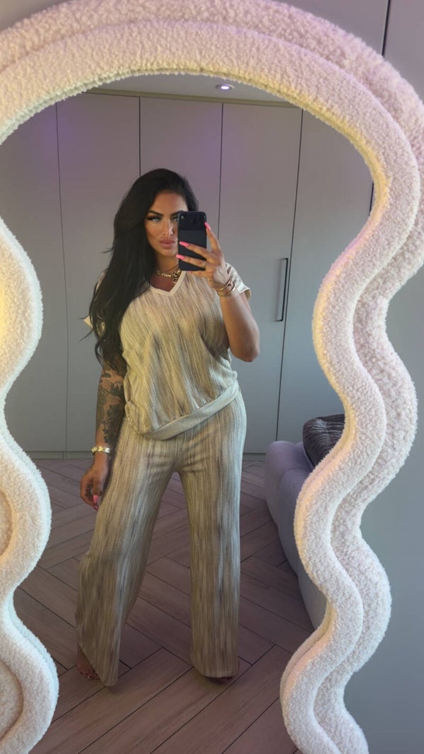 Lurex glitter pak stretch goud