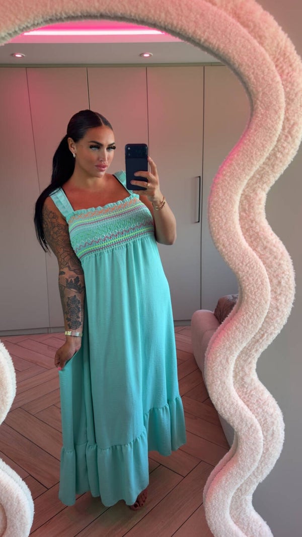 Ibiza jurk met stretch in 3 kleuren
