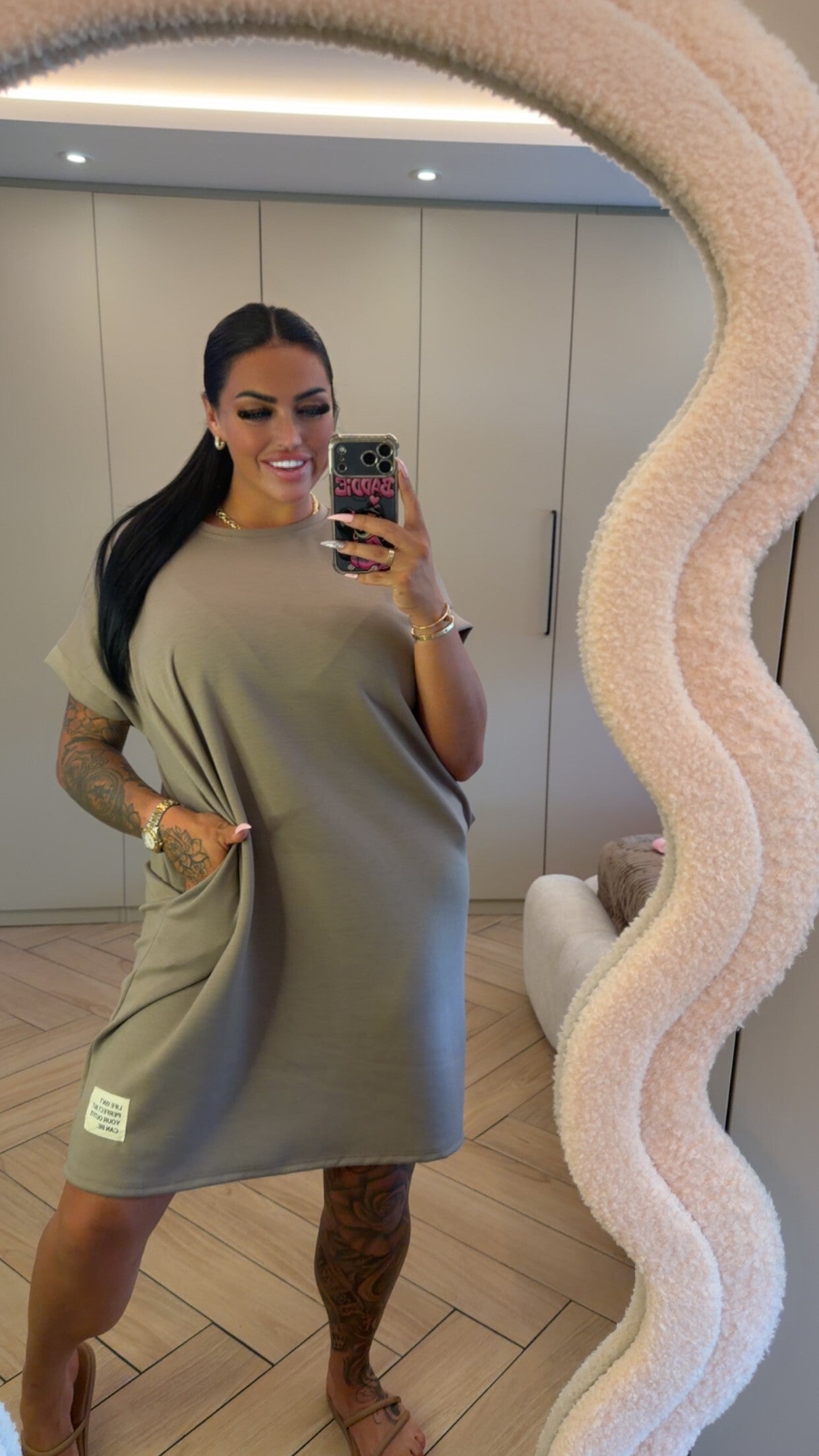 Comfy label jurken in 3 kleuren