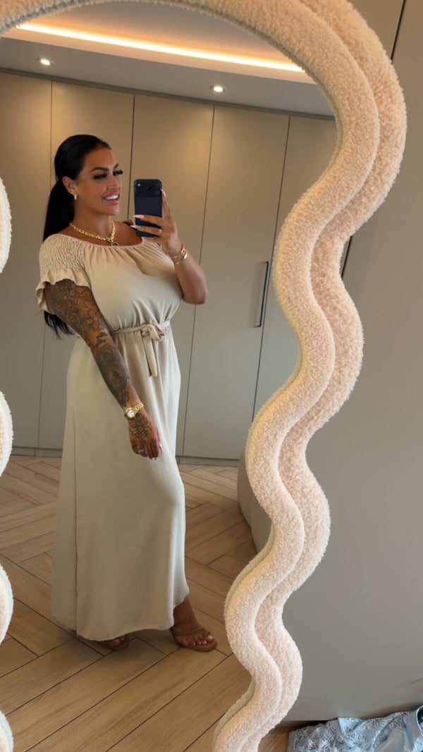 Prachtige blouse jurk in 3 kleuren