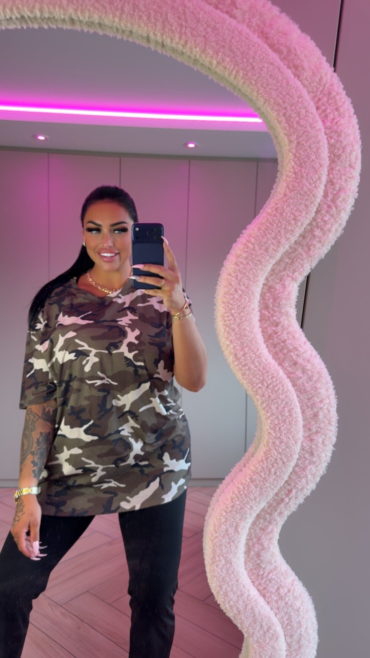 Oversized army shirt