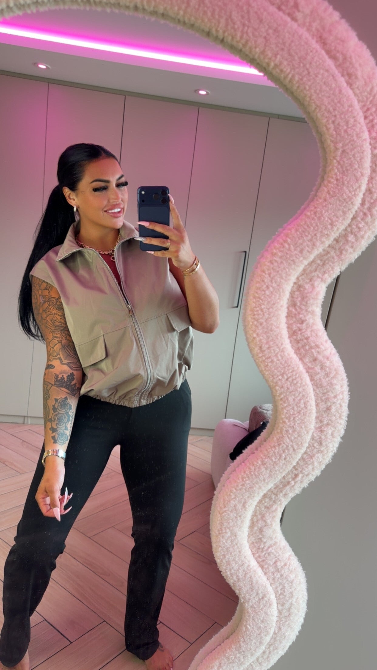 Cargo giletjes in 4 kleuren