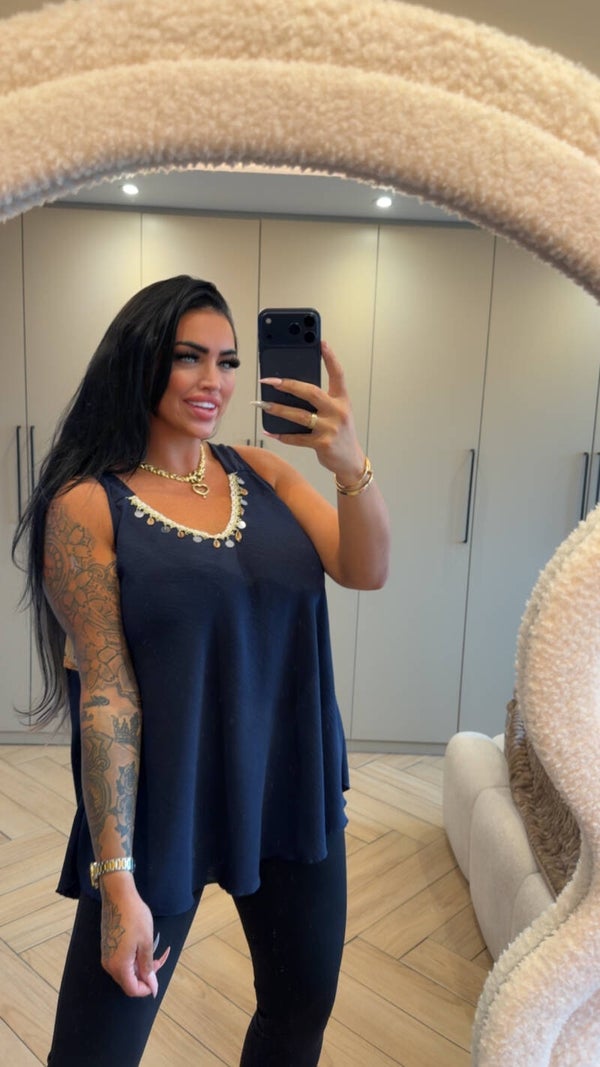 Ibiza top navy