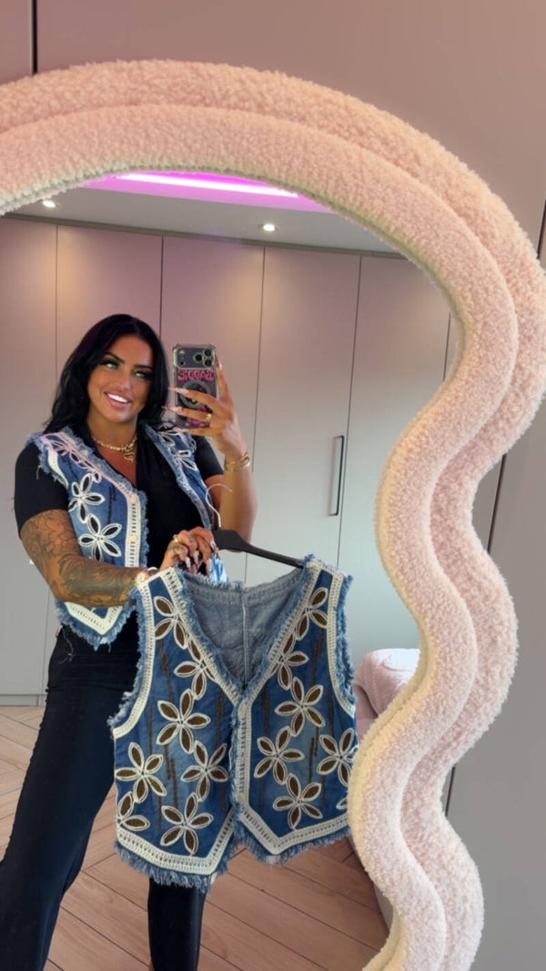 Denim giletje in 2 kleuren
