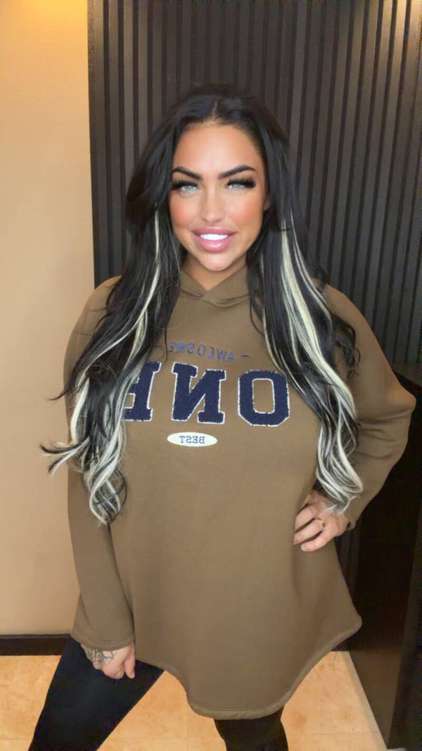 Hoodie met fleece