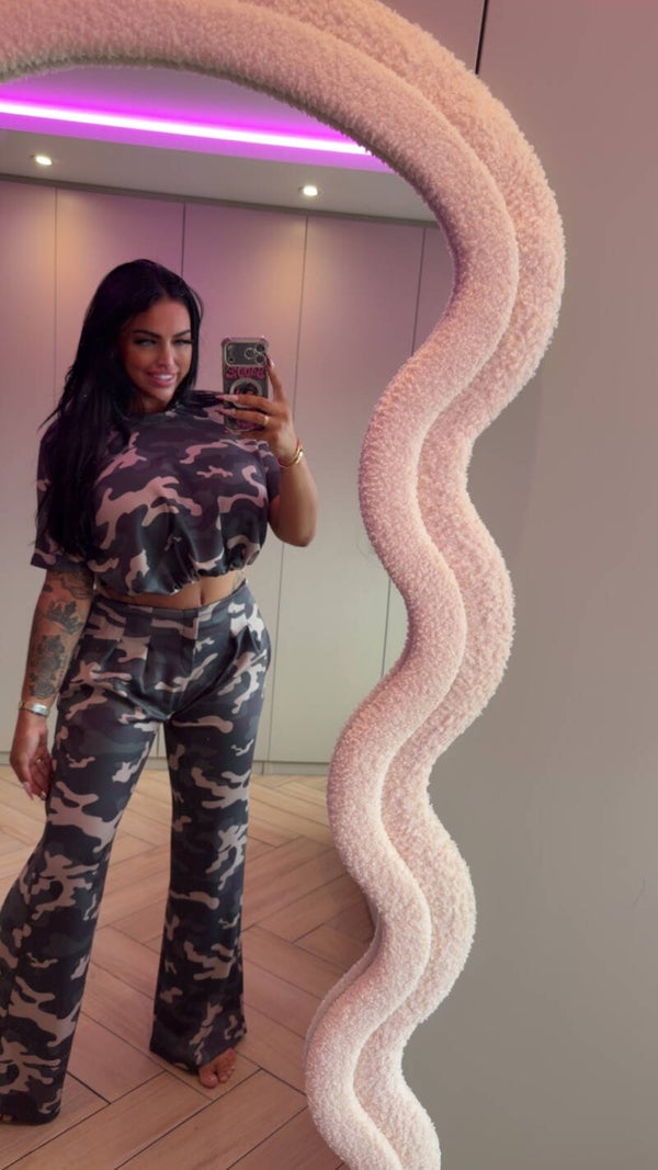 Camo pantalon crop pak