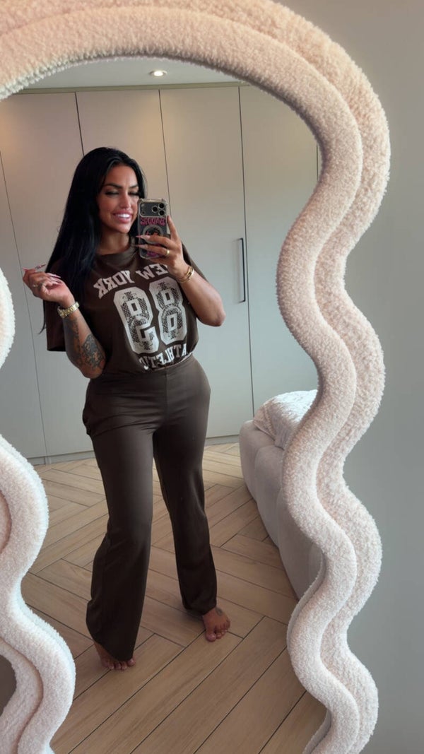 Croptop pakje met korte mouw in 3 kleuren