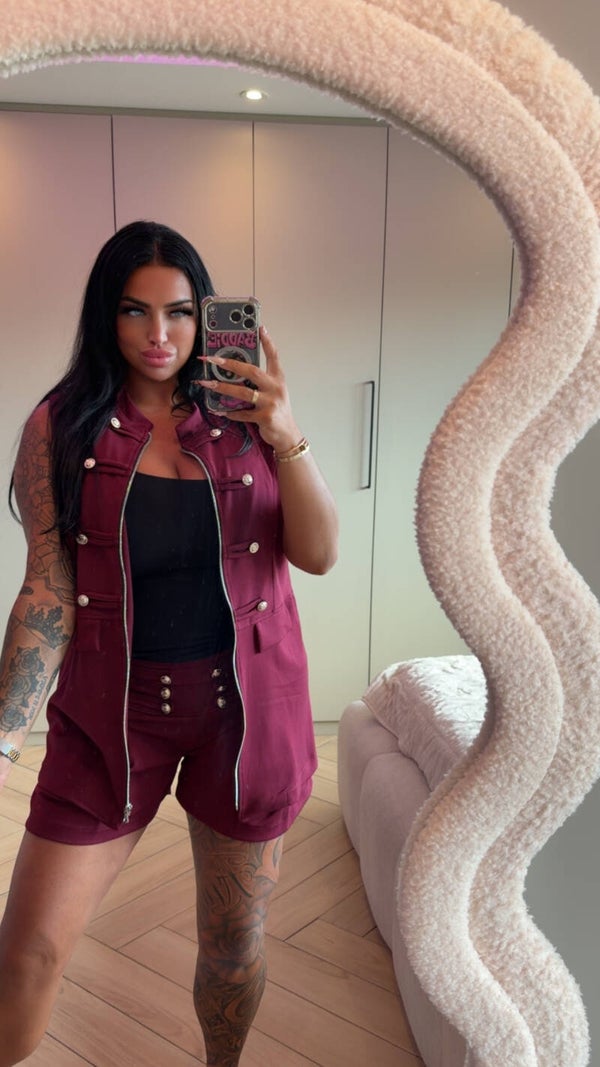 2-delige setjes broek met giletje in 3 kleuren