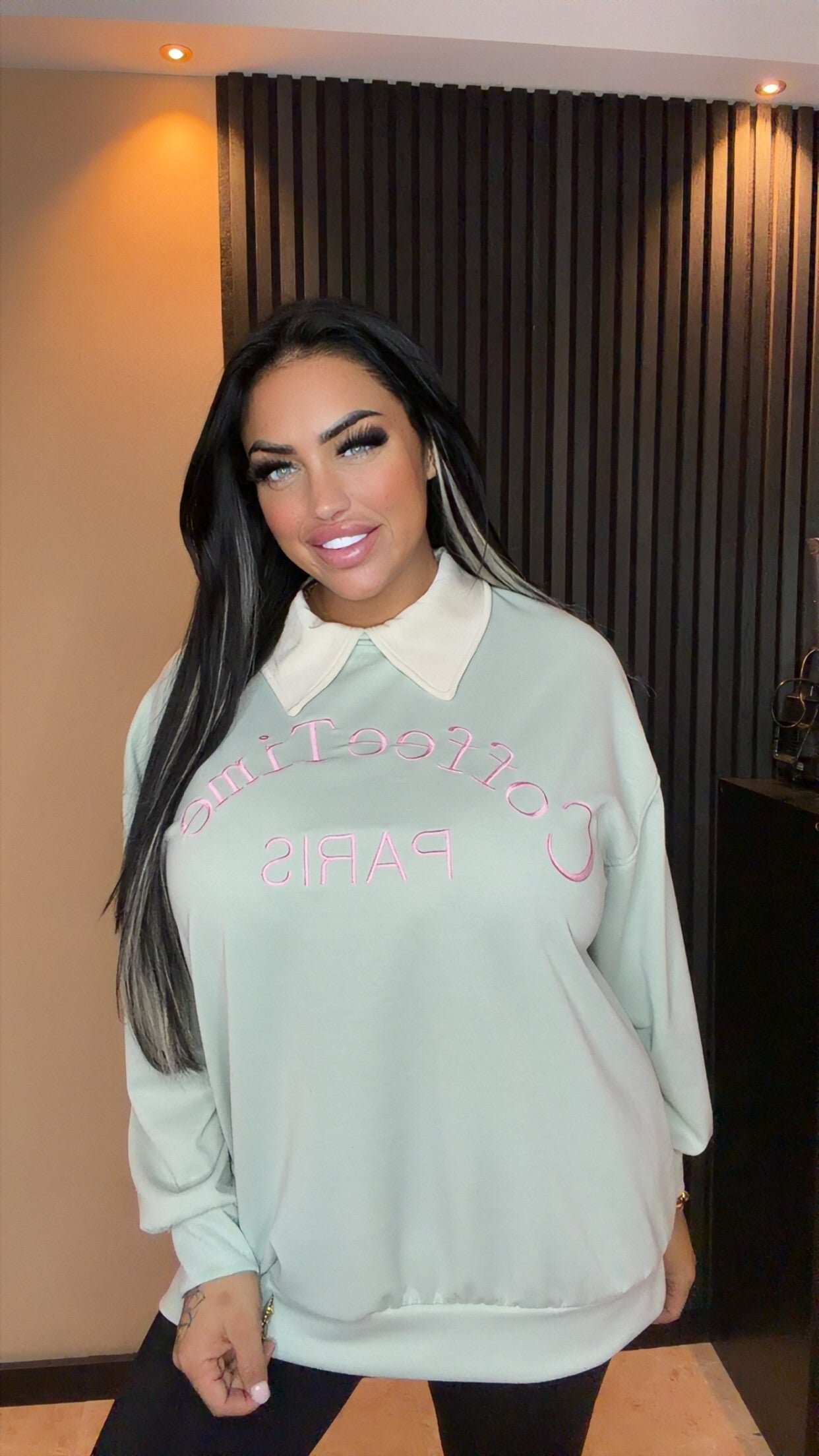 Coffee time comfy travel stof trui