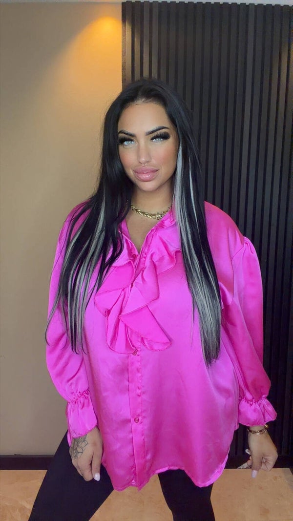 Silky satijnen blouse