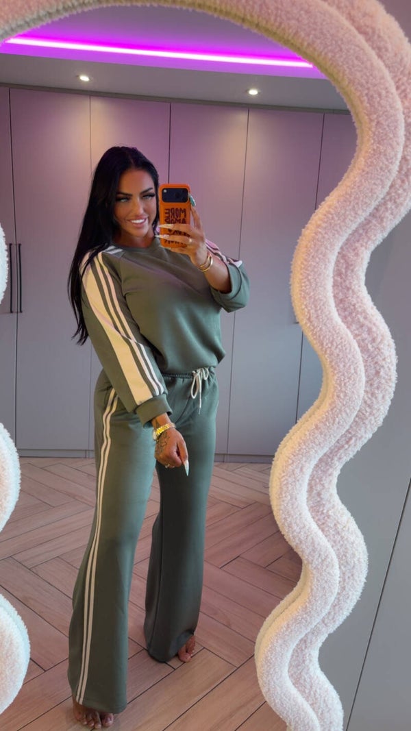 Luxe comfy pak army met beige