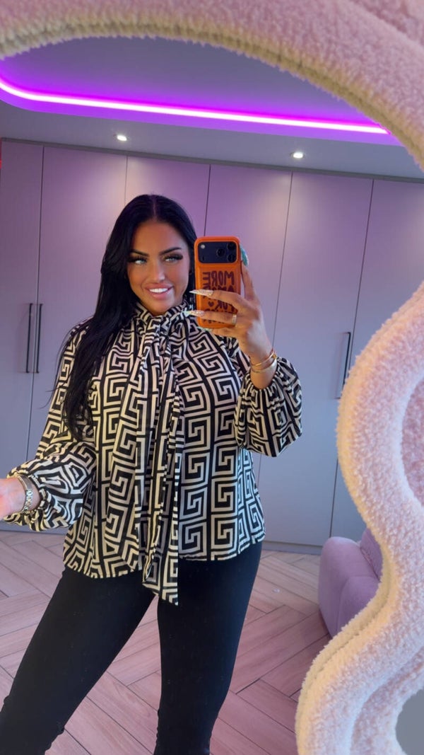 Blouse met strik