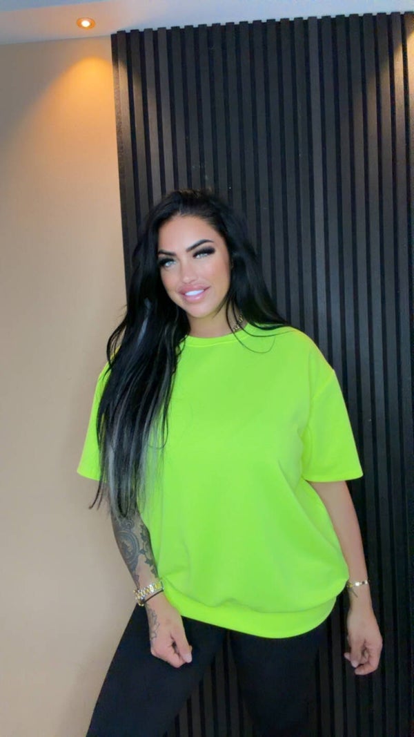 Neon oversized shirt
