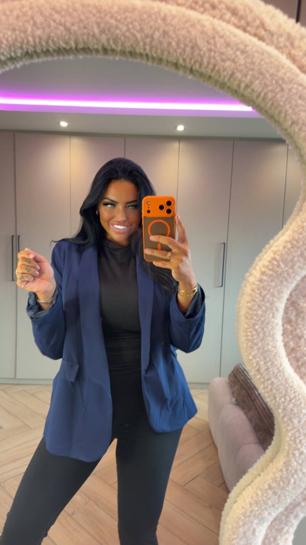 Blazer met lange mouw in 3 kleuren