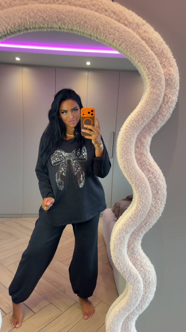 Strik glitter pak met ballonbroek in 2 kleuren
