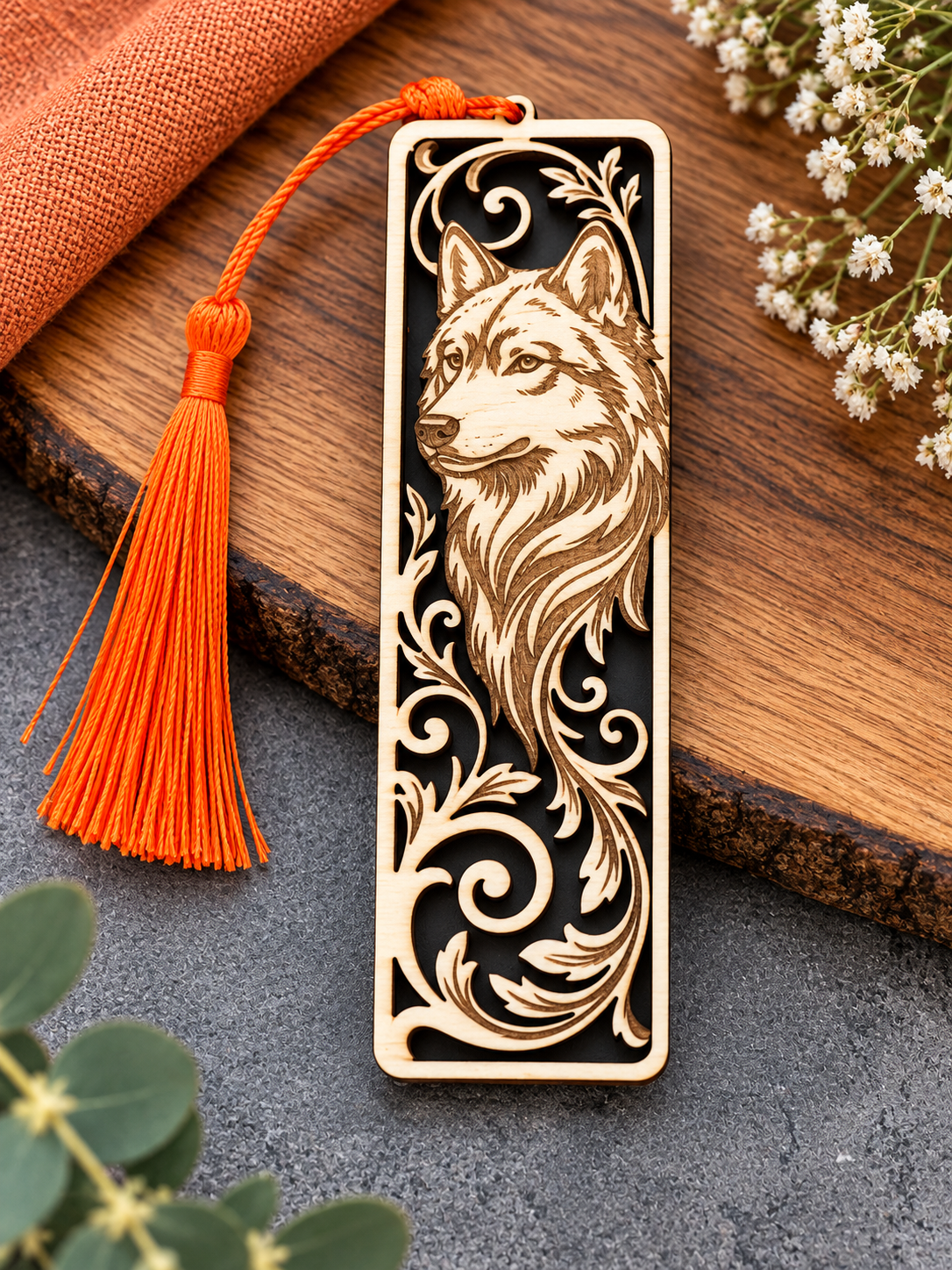 Lesezeichen Wolf