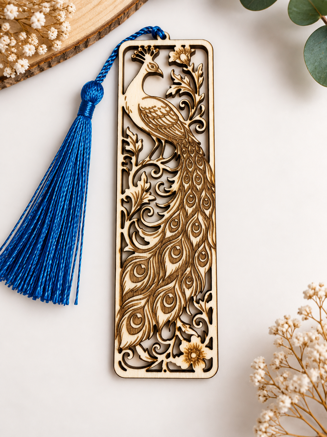 Lesezeichen Pfau