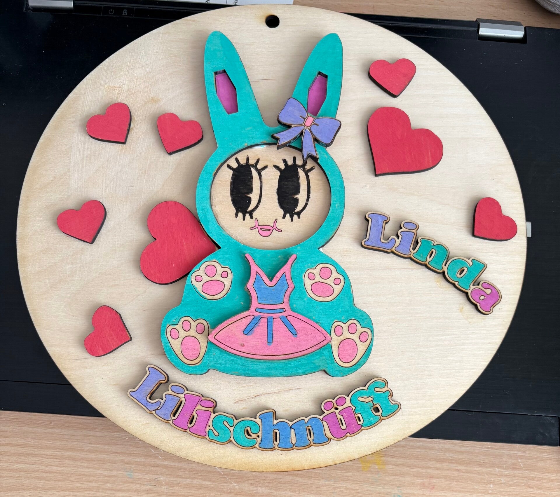 Türschild eingene Marke von mir hergestellt