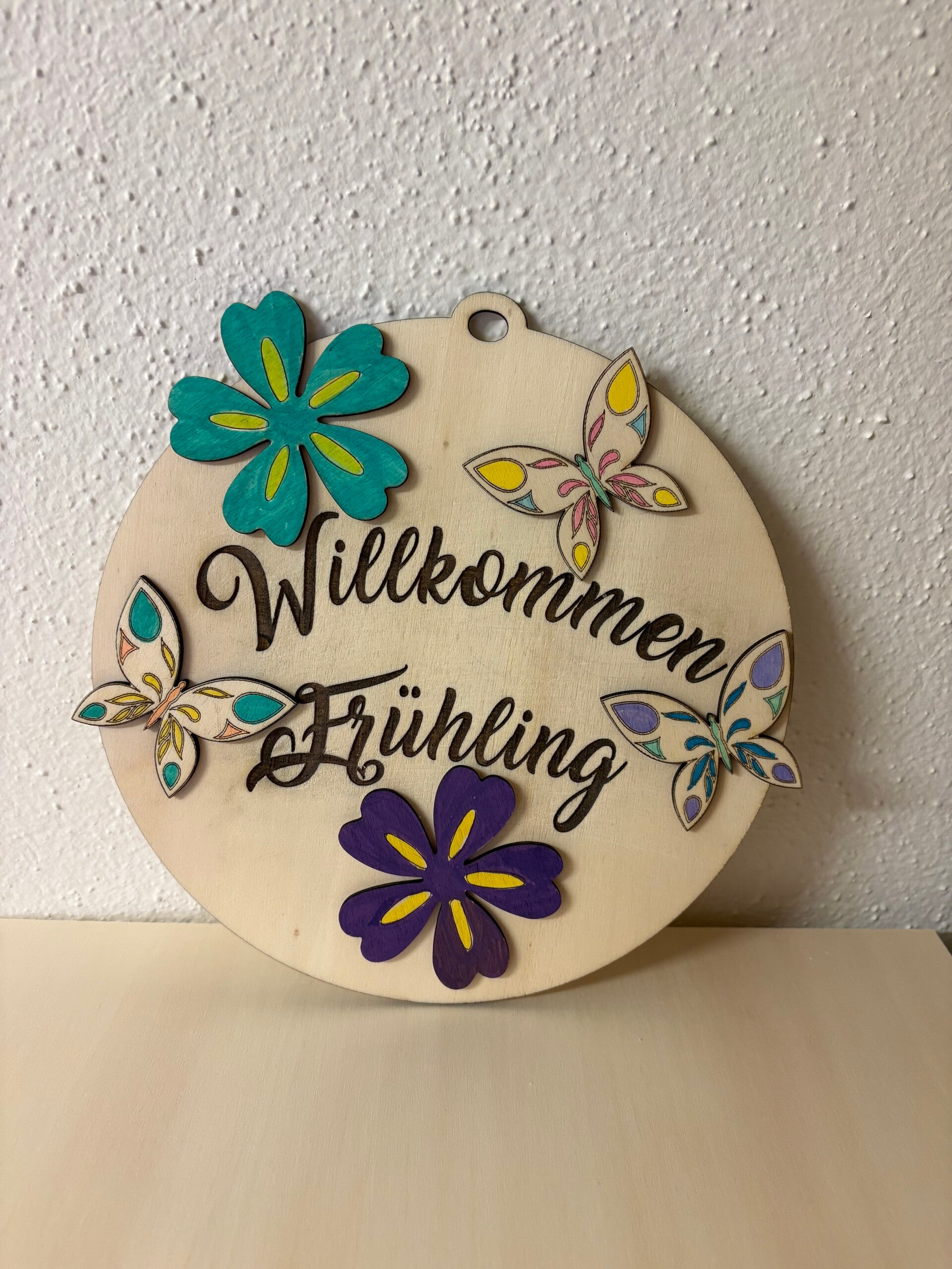 Frühlings Schild