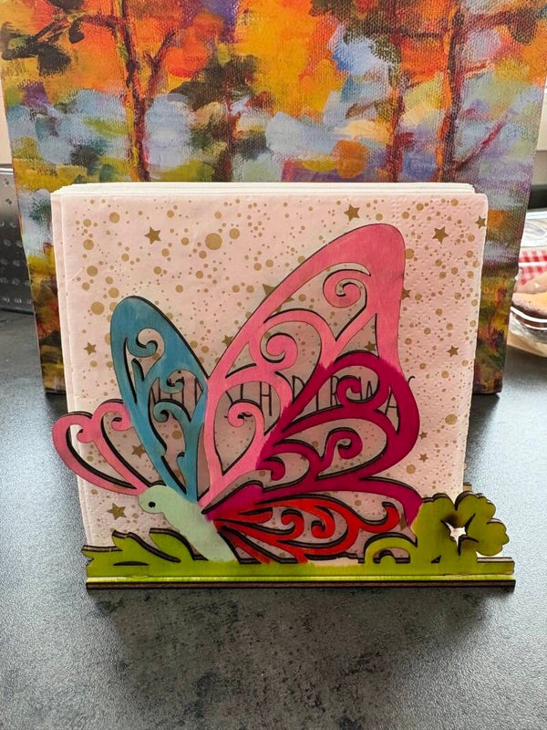 Servietten Halter Schmetterling