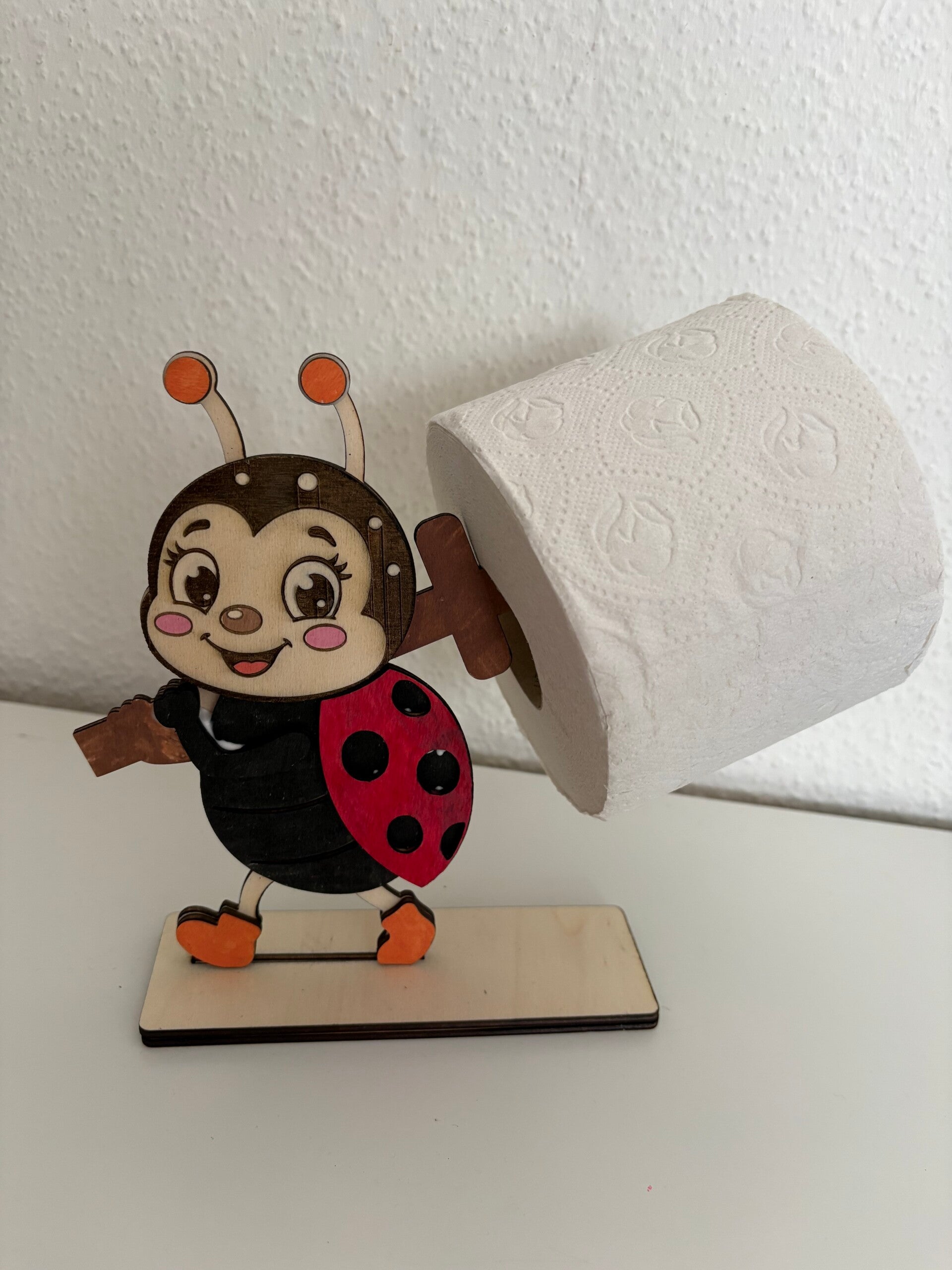 Klopapier Halter Marienkäfer