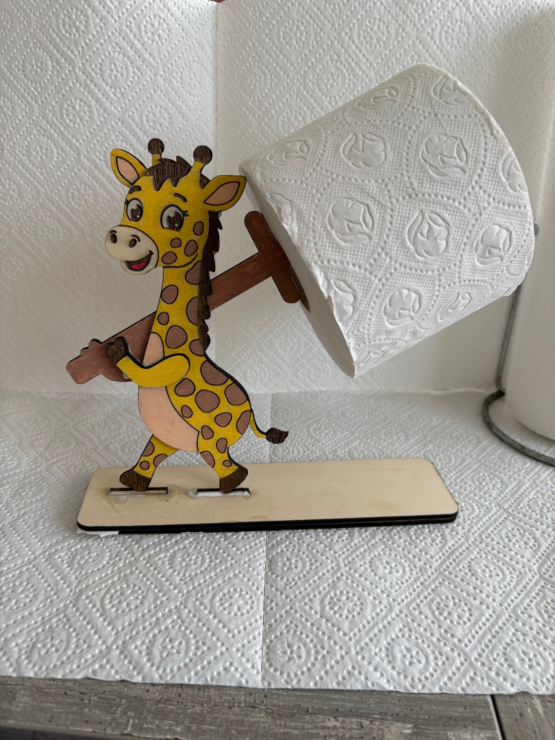 Giraffe Wc-Rollen Halter