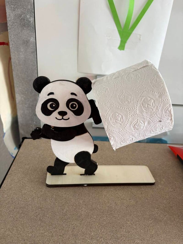 Panda wc Rollen Halter