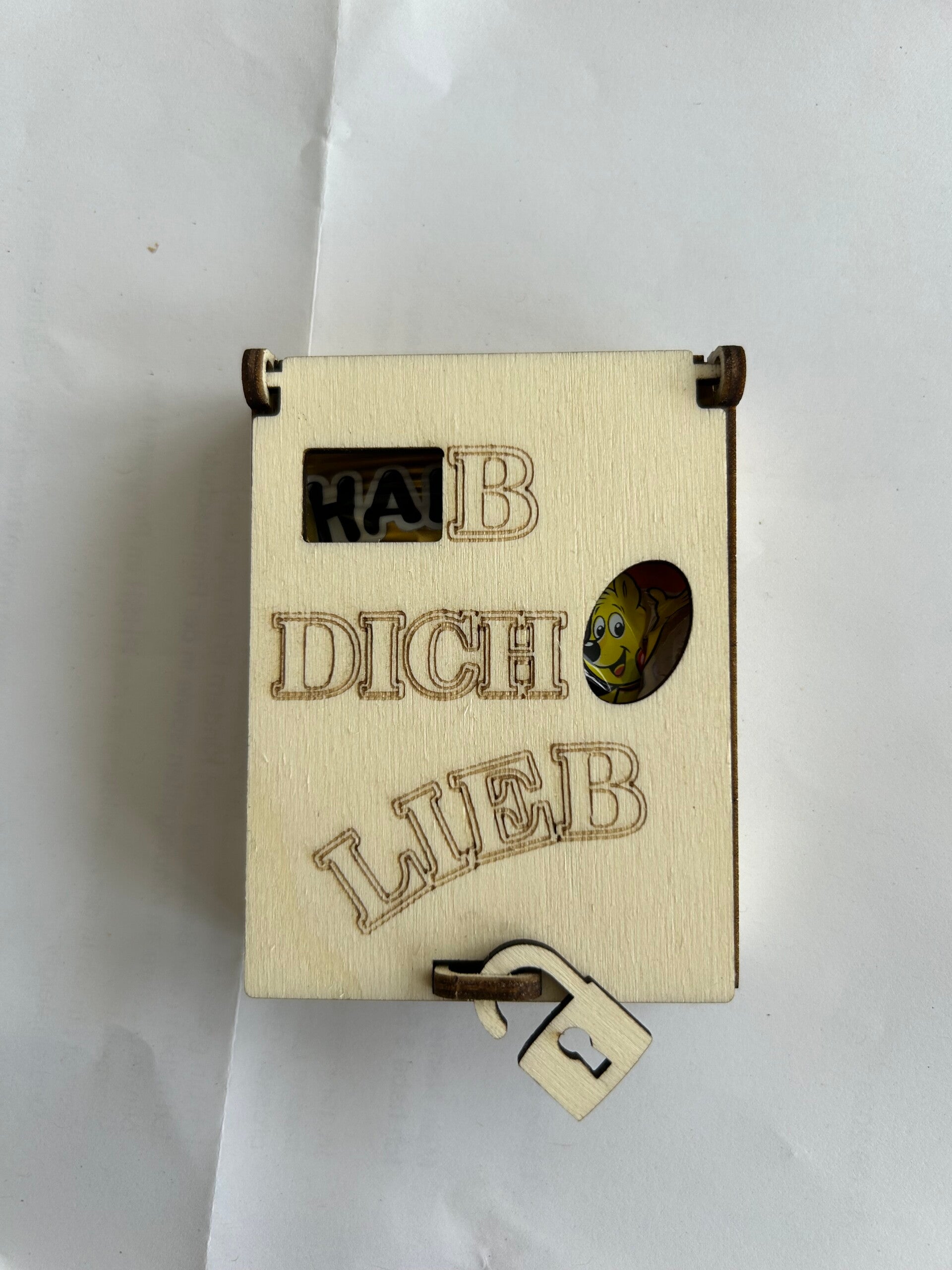 Haribo Box mit 2 Sprüchen