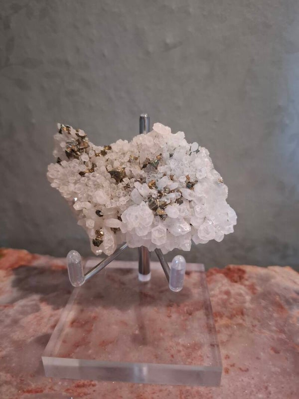 Pyriet met kristalkwarts