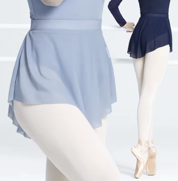 Slit Cut, Elastic Waistband Ballet Skirt