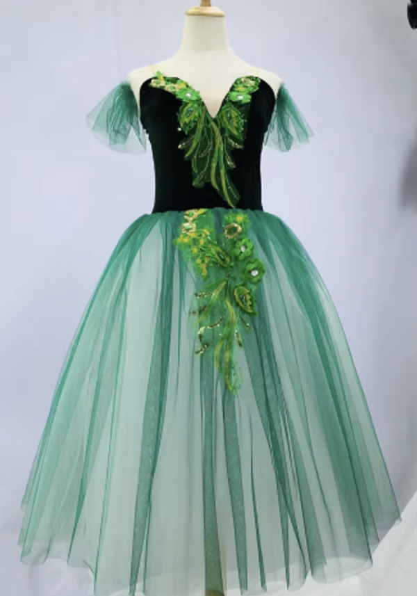 Emerald Enchantress Romantic Ballet Tutu