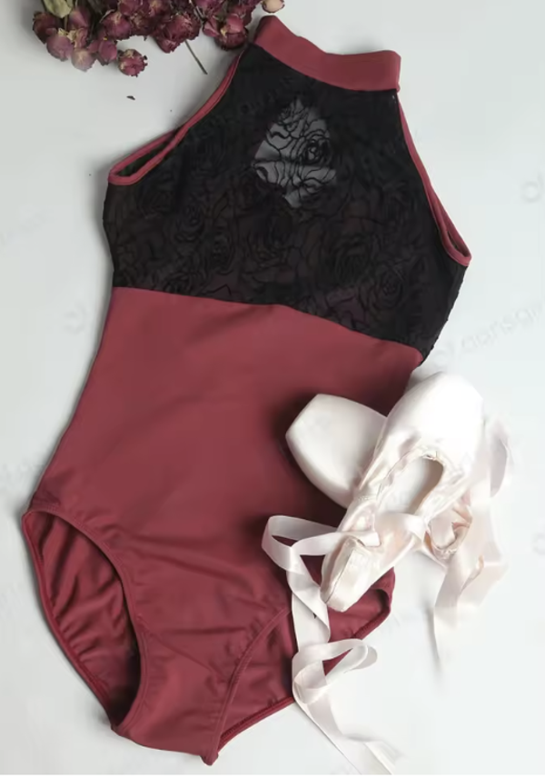 Halter Backless Ballet Leotard – Elegant Stage & Practice Leotard