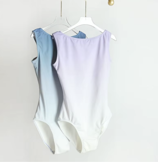 Gradient Colour Ballet Leotard