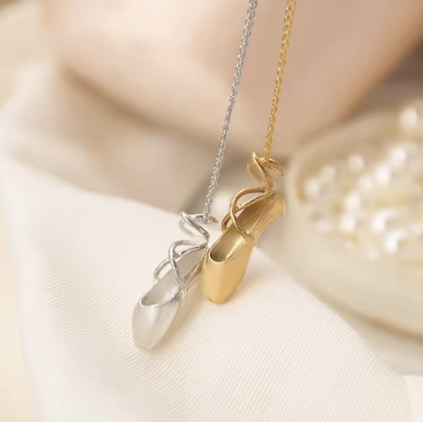 Ballet Shoes Pendant Necklace