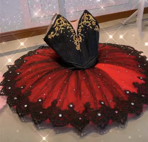 Don Quixote Red & Black Professional Ballet Tutu