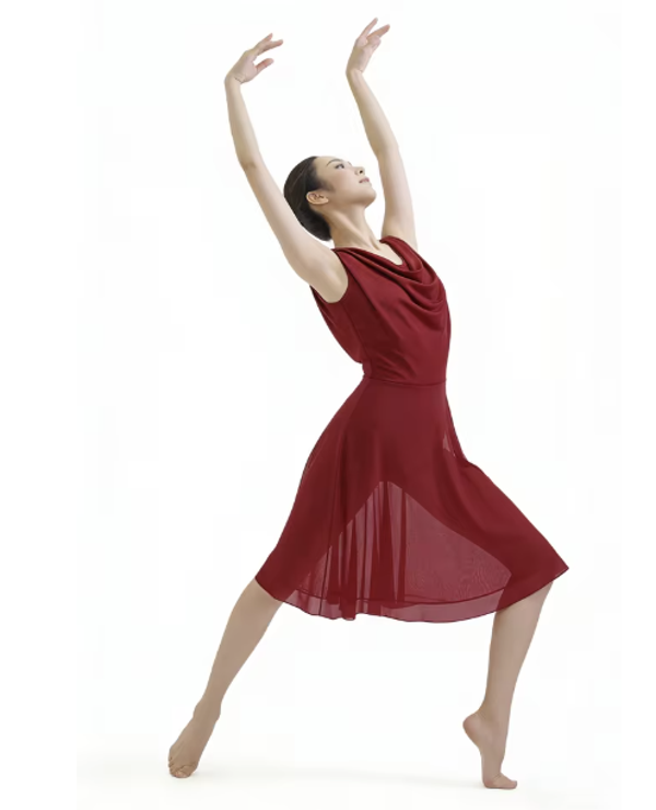Black Cherry Ethereal Grace Lyrical Dance Dress