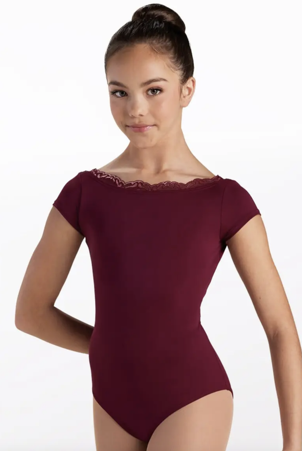 Lace Trim Leotard