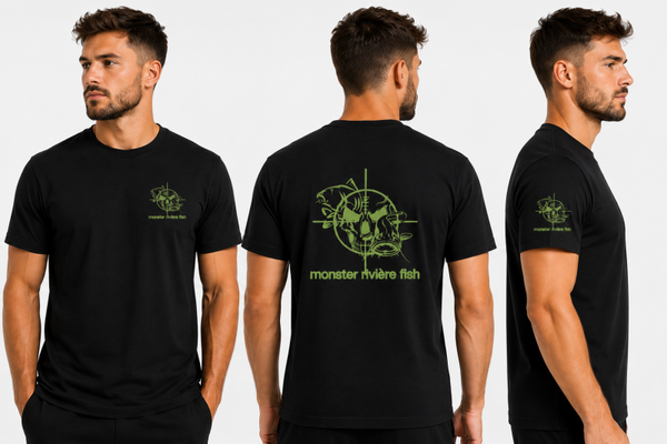 T-shirt noir logo vert