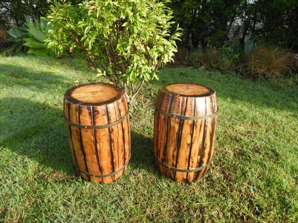 pine keg stools
