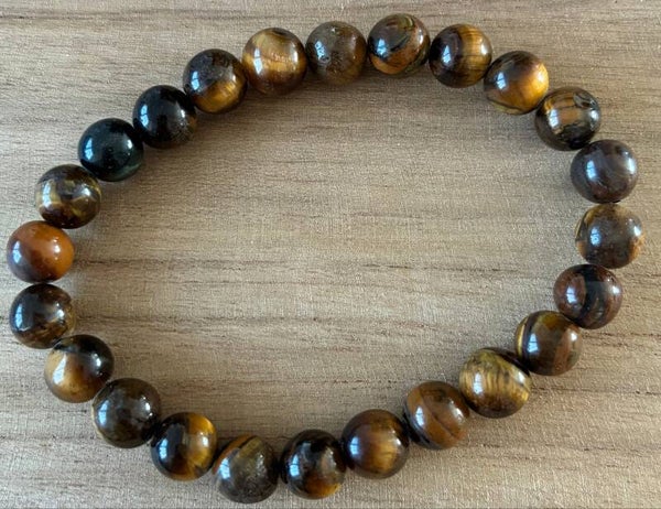 Bracelet Oeil de tigre 8mm