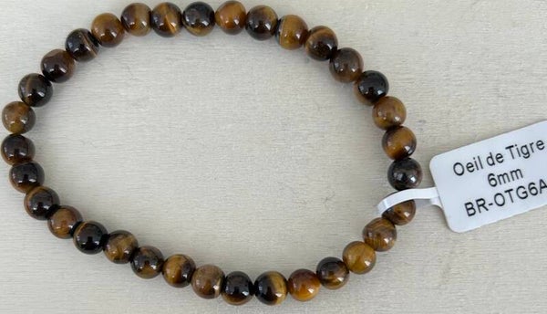 Bracelet Oeil de Tigre grade AA 6mm