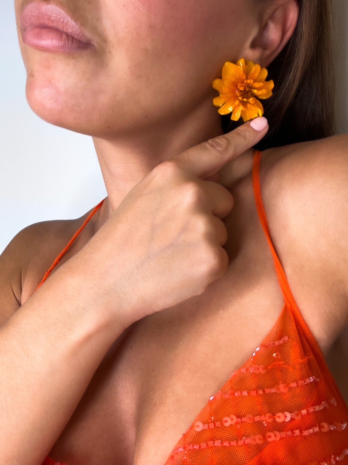 Orecchini Garofani Cinesi