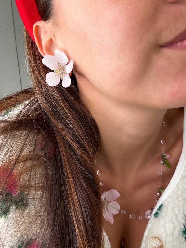 Orecchini Fiori di Pesco