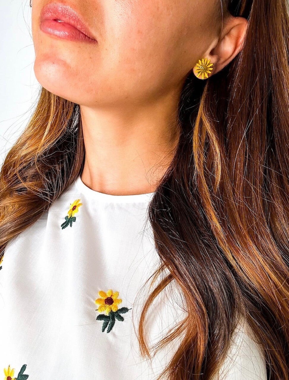 Orecchini Mini Girasoli
