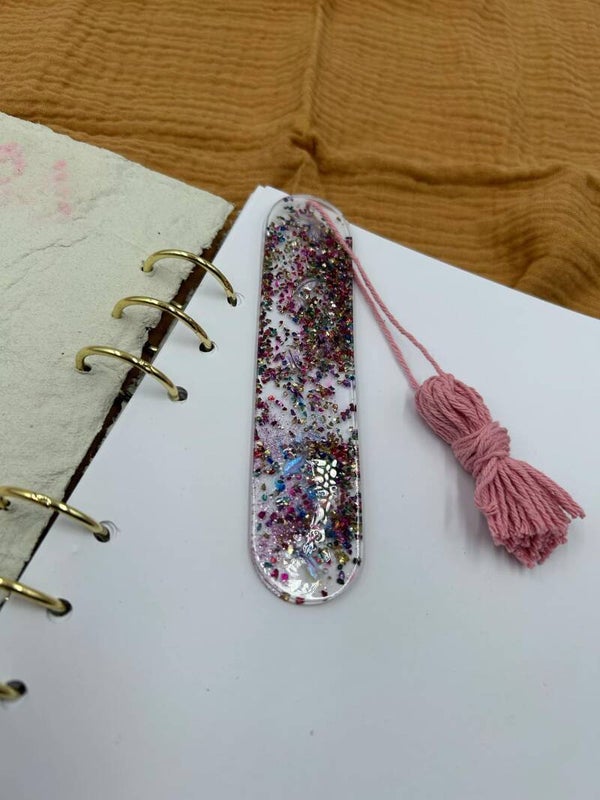 Bladwijzer zelfgemaakt ROZE