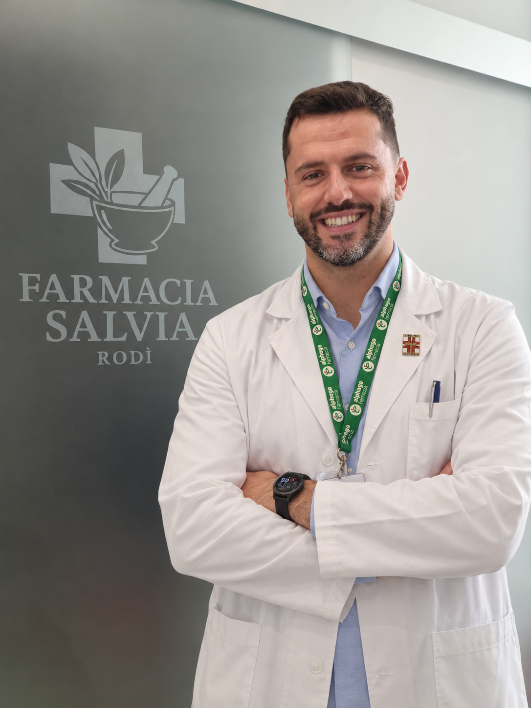 Dott. Gianmarco Buemi, farmacista e direttore della Farmacia Salvia di Rodì Milici