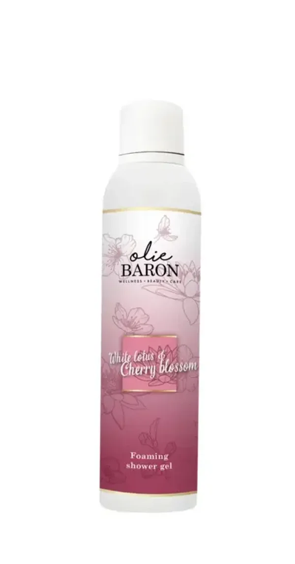 200 ml - Foaming shower gel - White lotus - Cherry blossom (lotus cherry)